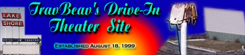 TravBeav's Drive-In Theater Page title banner